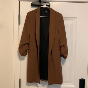 Brown longline Blazer